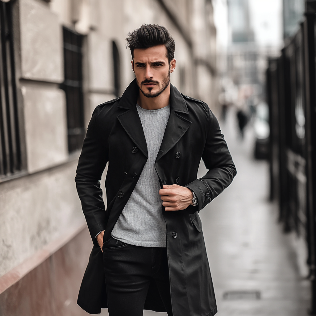 Noah - Elegante Lange Mantel