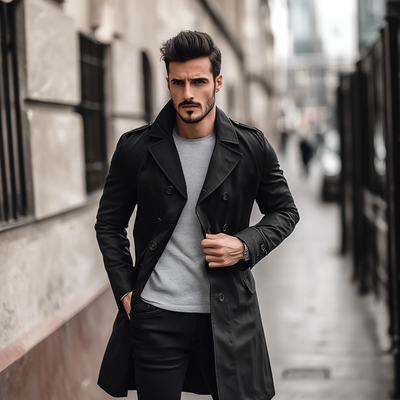 Noah - Elegante Lange Mantel